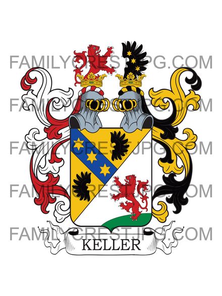 Keller Family Crest - 1711