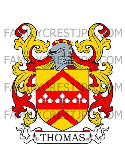 Thomas Family Crest - Essex, England