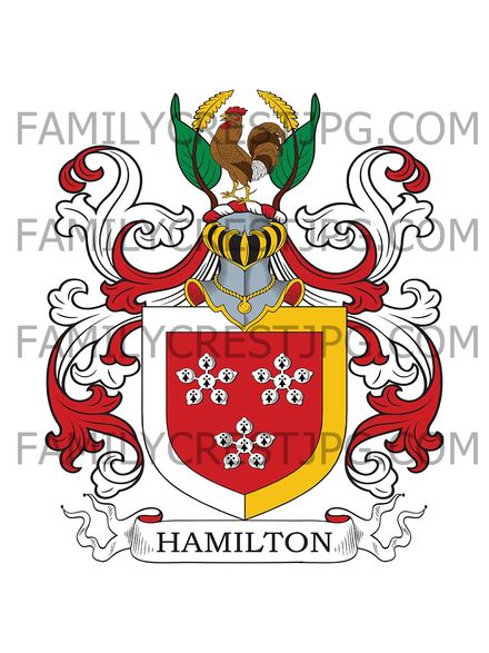 Hamilton Family Crest - Mount Hamilton, co. Armagh, Ireland