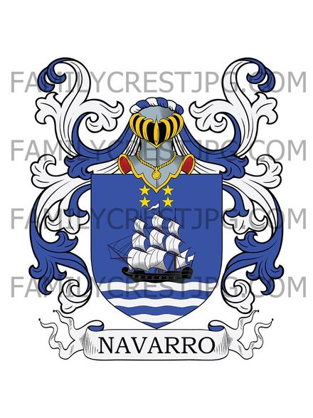 Navarro Family Crest