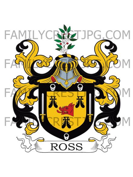 Ross Family Crest - Aberdeen, Scotland