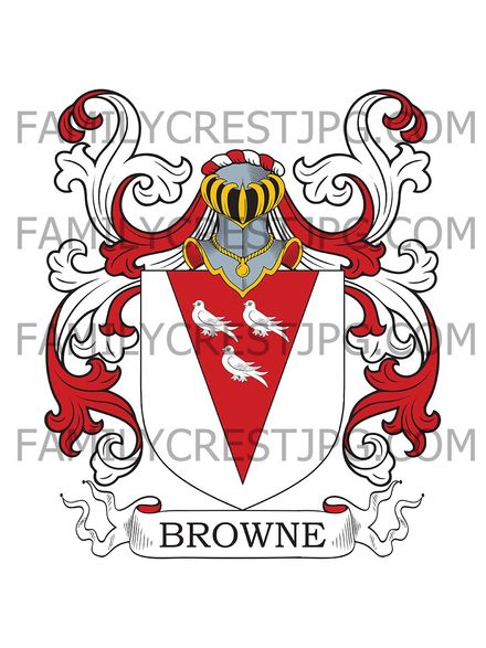 Browne Family Crest - Ireland