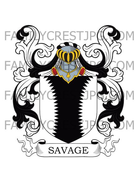 Savage Family Crest