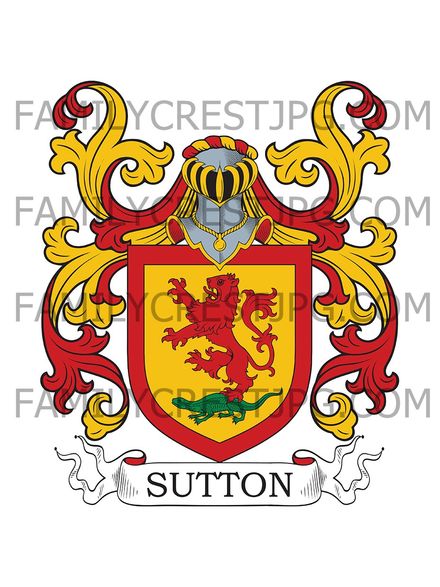 Sutton Family Crest