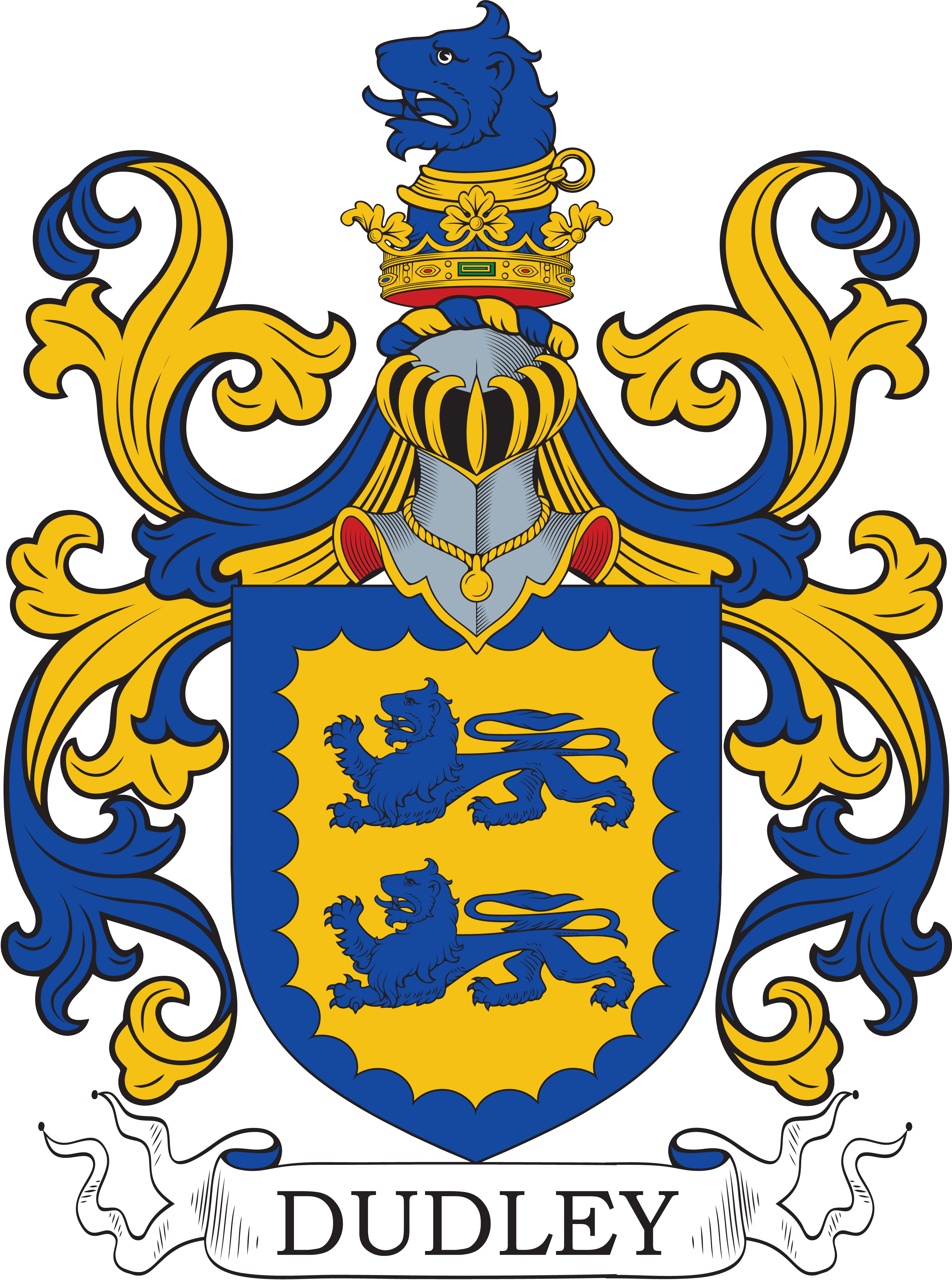 Ub Crest Dudley Family Crests, Coat of Arms, History