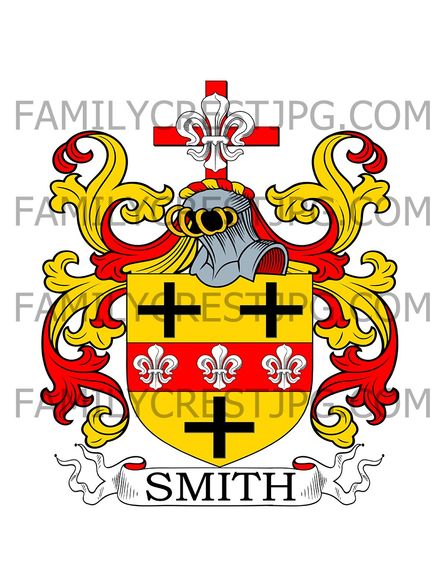 Smith Family Crest - Gloucester, England