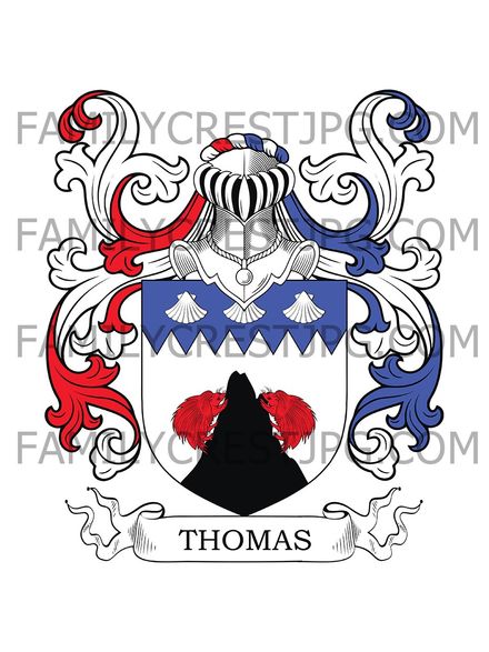 Thomas Family Crest - Lyonnais, France