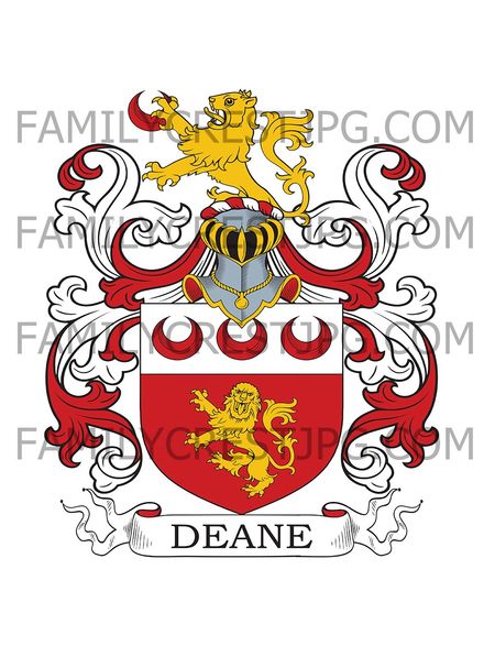 Deane Family Crest - London, England