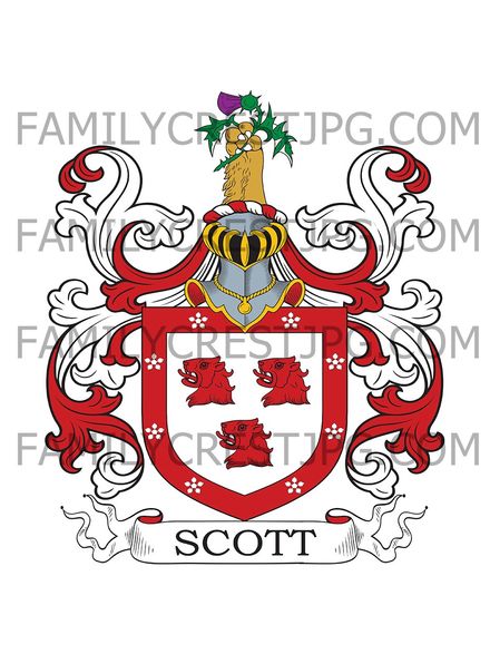 Scott Family Crest - Spain