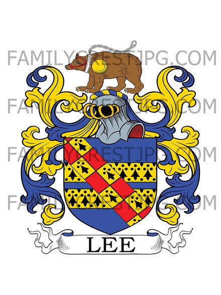 Lee Family Crest - London, England