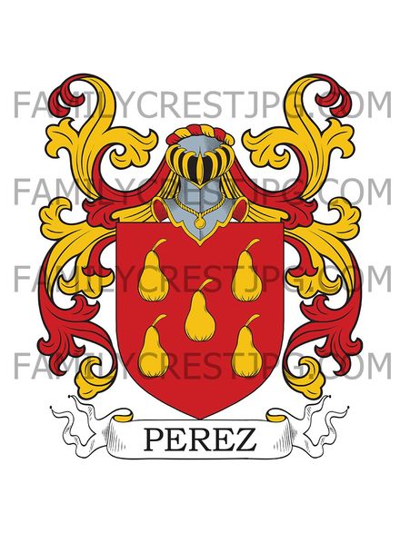 Perez Family Crest - Jáen