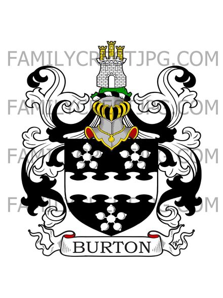 Burton Family Crest