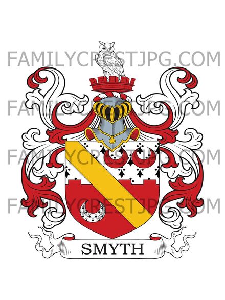 Smyth Family Crest - Somerset, England