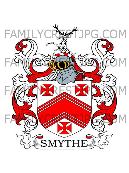 Smyth Family Crest - Surrey, England