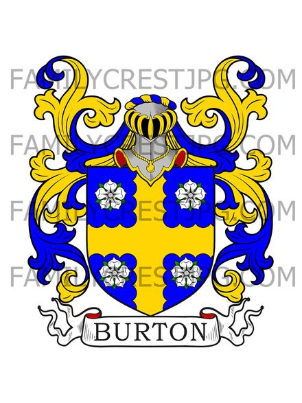 Burton Family Crest