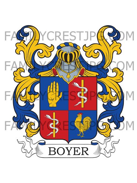 Boyer Family Crest