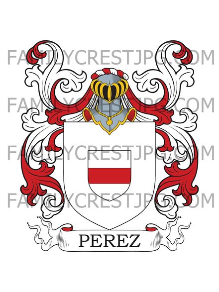 Perez Family Crest - Ponferrada, León, Spain