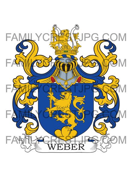 Weber Family Crest - 1581