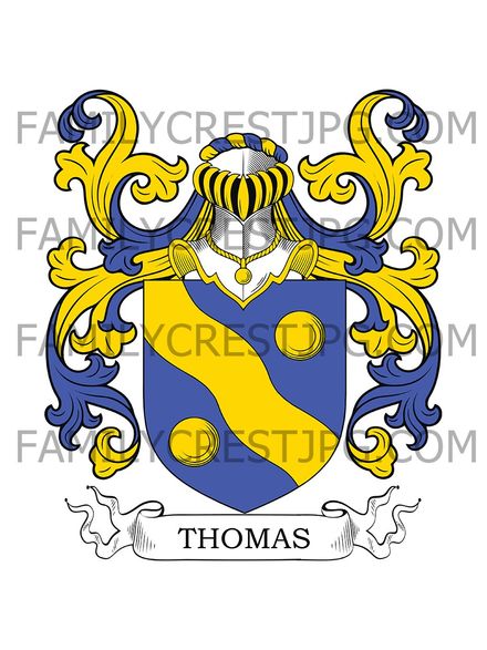 Thomas Family Crest - Brittany, France