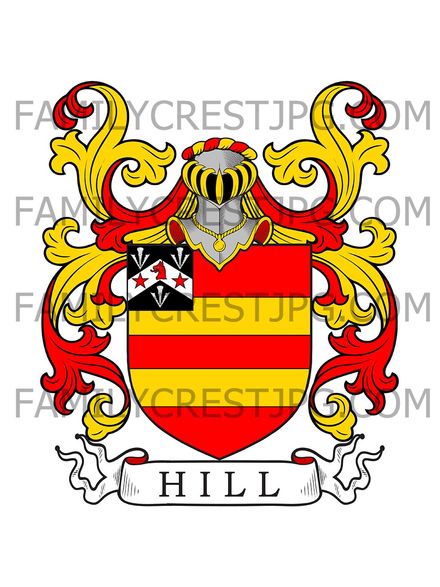 Hill Family Crest - London, England