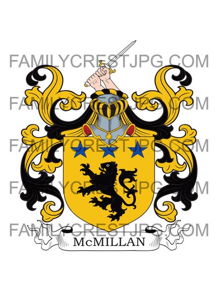 McMillan Family Crest - MacMillan