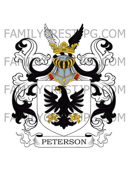 Peterson Family Crest - Holstein