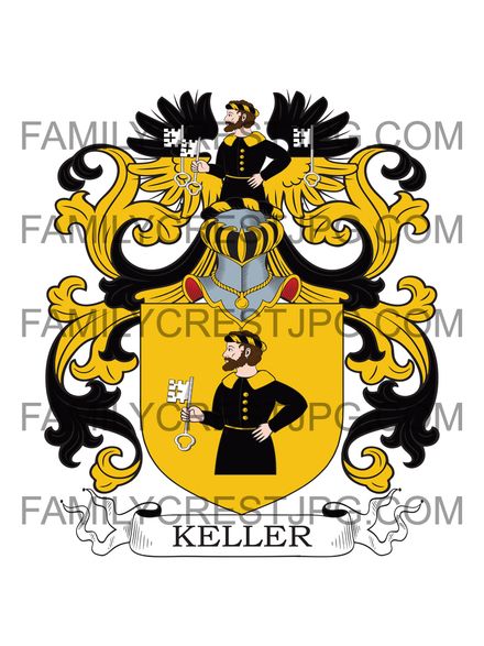 Keller Family Crest - Innsbruck, Austria 1625