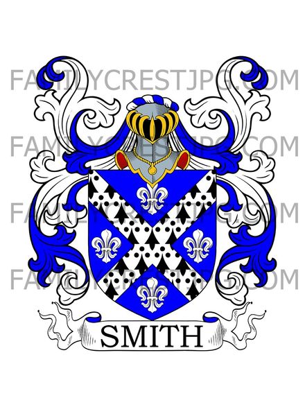 Smith Family Crest - Llandaff, Wales