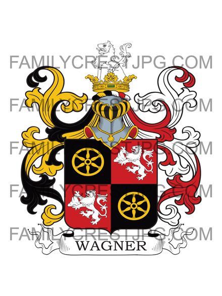 Wagner Family Crest - Sterzing, Gossensaß, Tyrol, Austria 1634