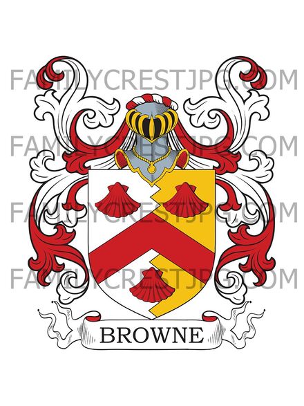 Browne Family Crest - London, England