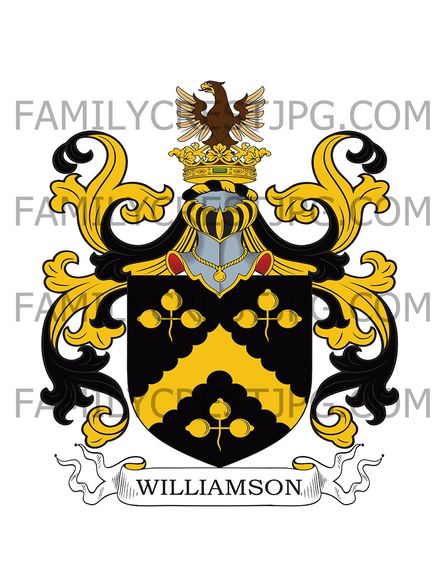 Williamson Family Crest - Cumberland, England