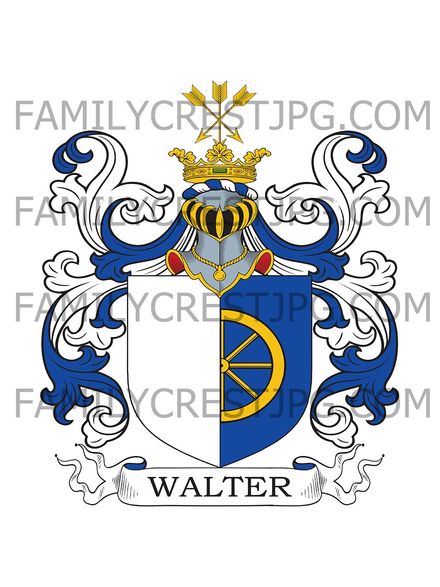 Walter Family Crest - Denmark