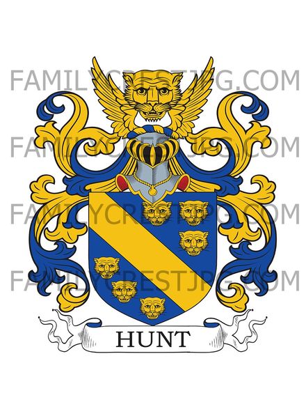 Hunt Family Crest