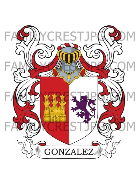 Gonzalez Family Crest