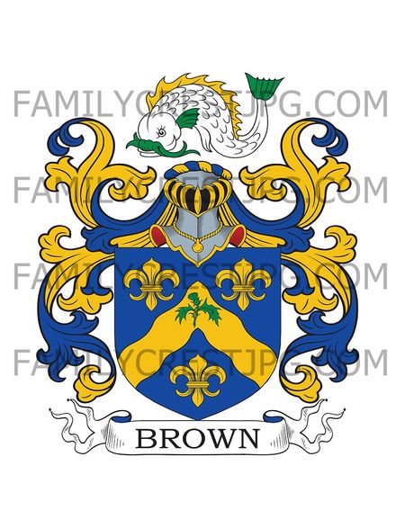Brown Family Crest - Scotland