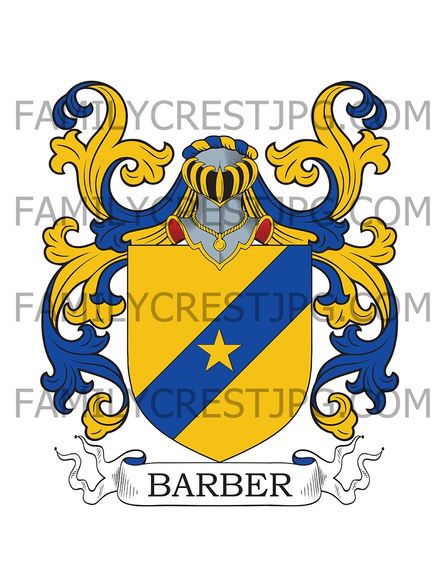 Barber Family Crest