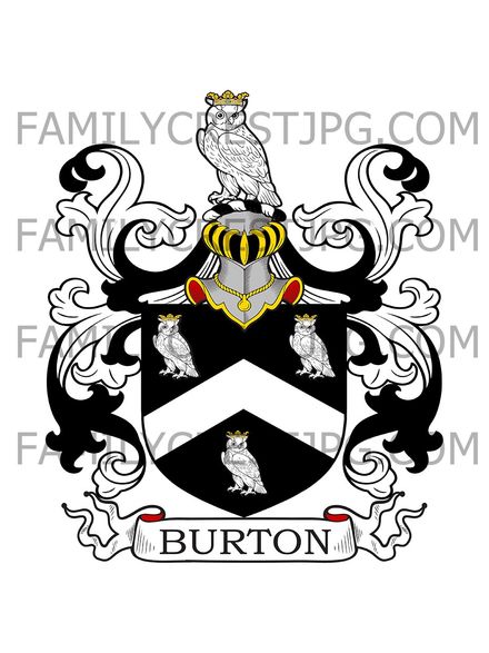 Burton Family Crest