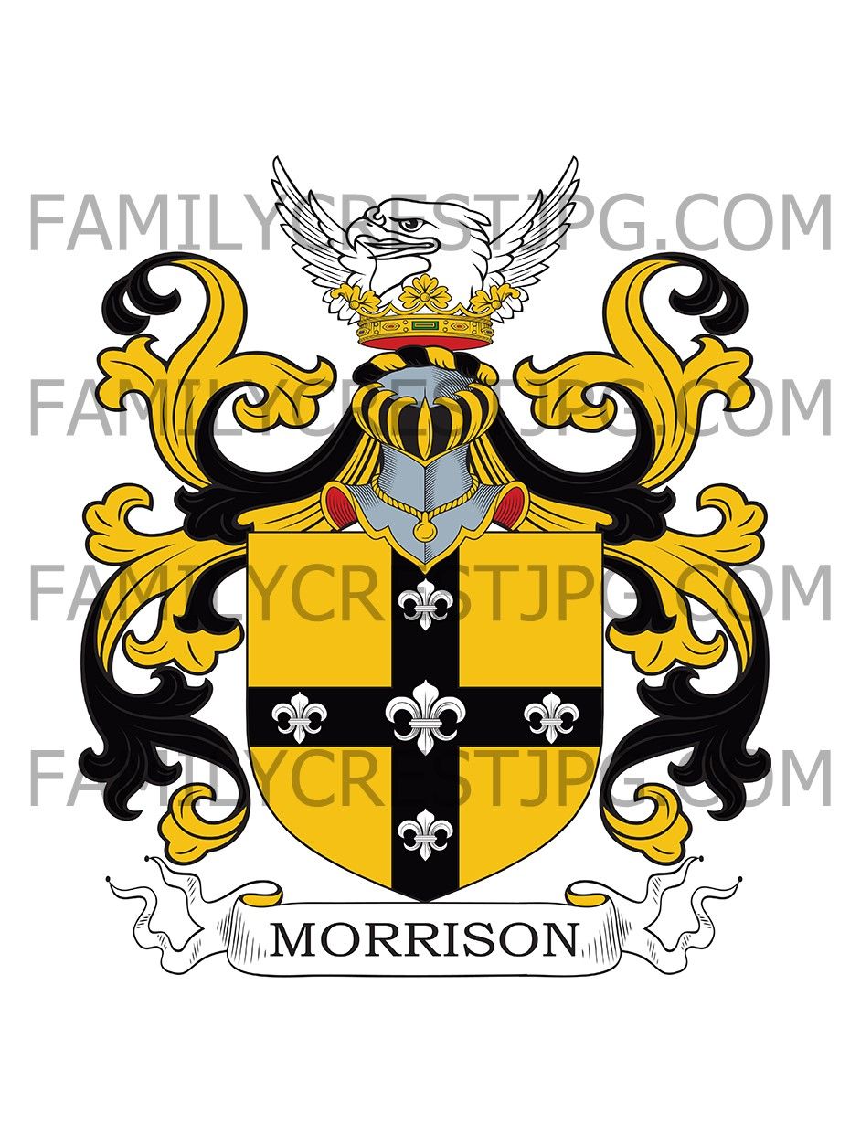 Morrison Family Crest & Coat of Arms | Five Fleurs