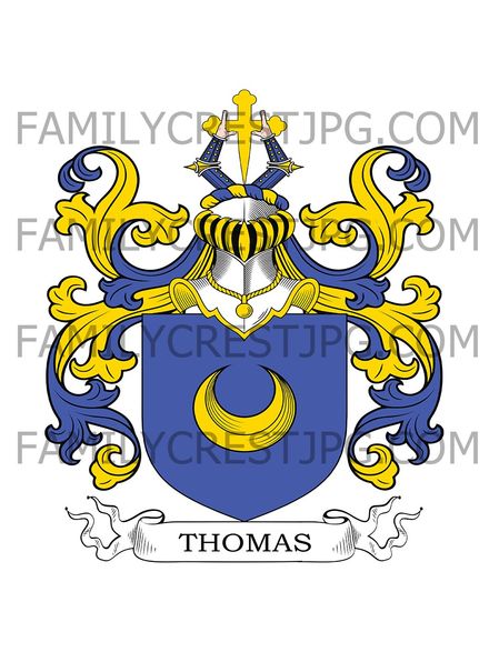 Thomas Family Crest - Néoules, France