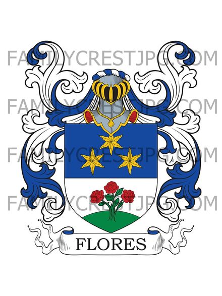 Flores Family Crest