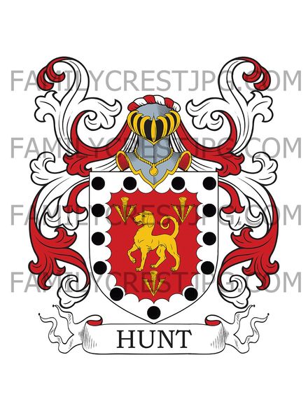 Hunt Family Crest