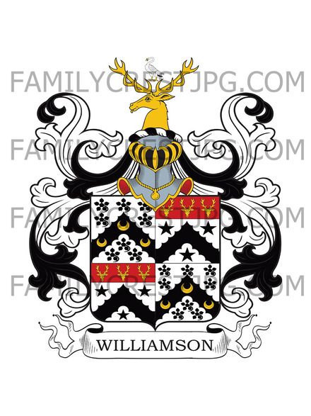 Williamson Family Crest - St. Anne, Westminster, England 