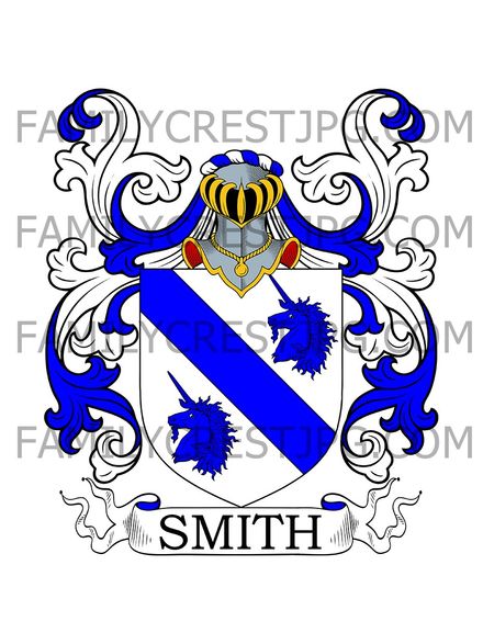 Smith Family Crest - Milford, co. Surrey, England