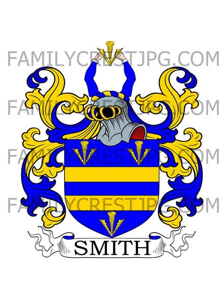 Smith Family Crest - Aldermanbury, London, England