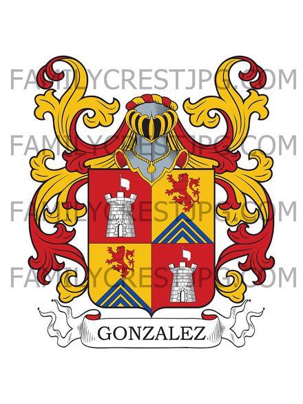 Gonzalez Family Crest