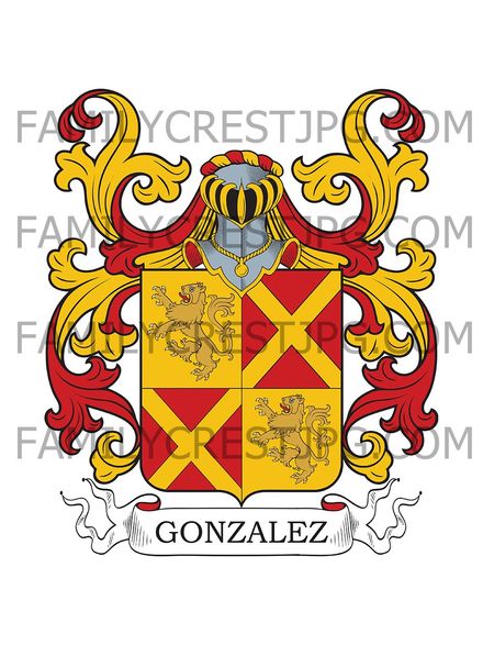 Gonzalez Family Crest