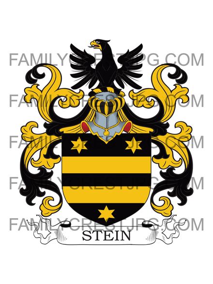 Stein Family Crest - Bavaria 1555