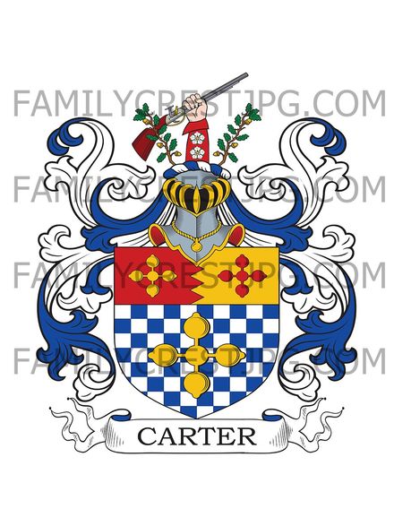 Carter Family Crest - England