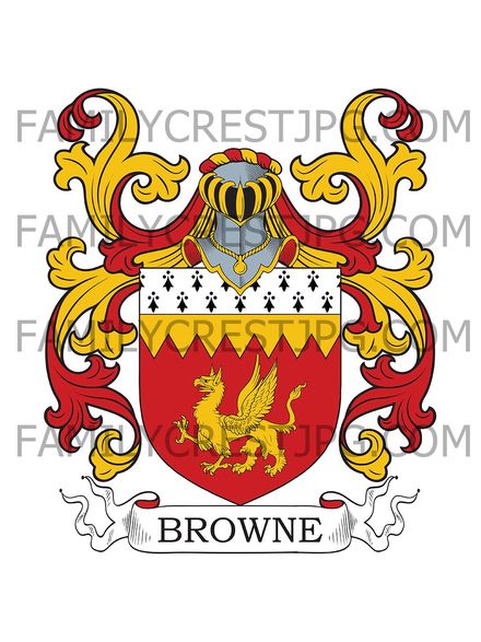 Browne Family Crest - London, England