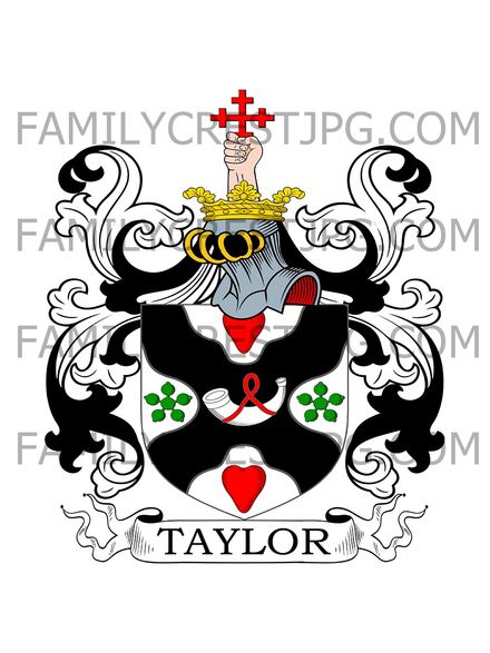 Taylor Family Crest - India